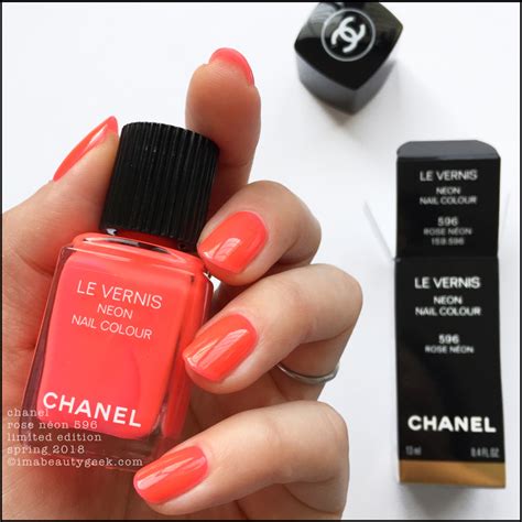 chanel neon rose|chanel nail polish.